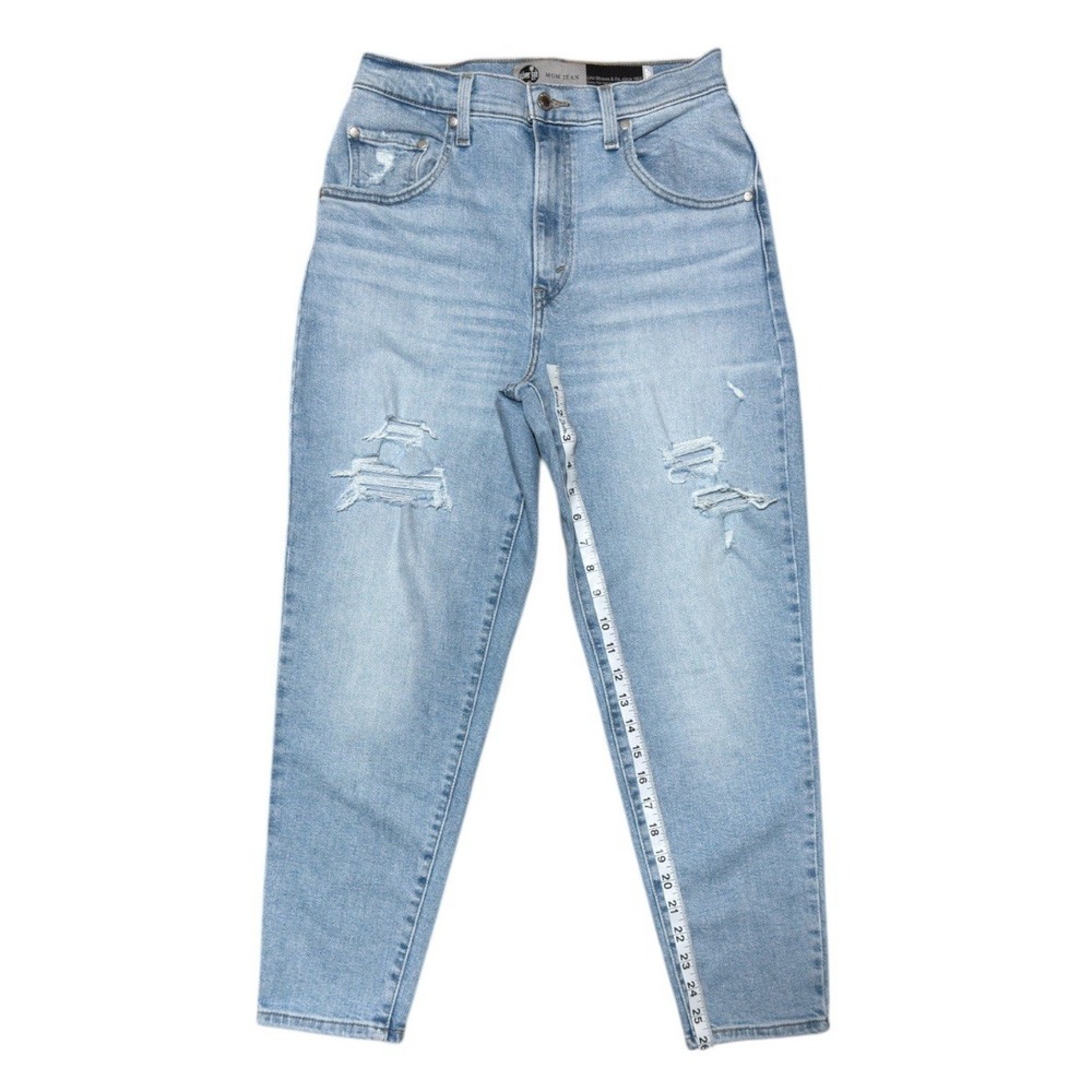 Levi's SilverTab Mom Jeans Women's 29x26 Light Wash Distressed